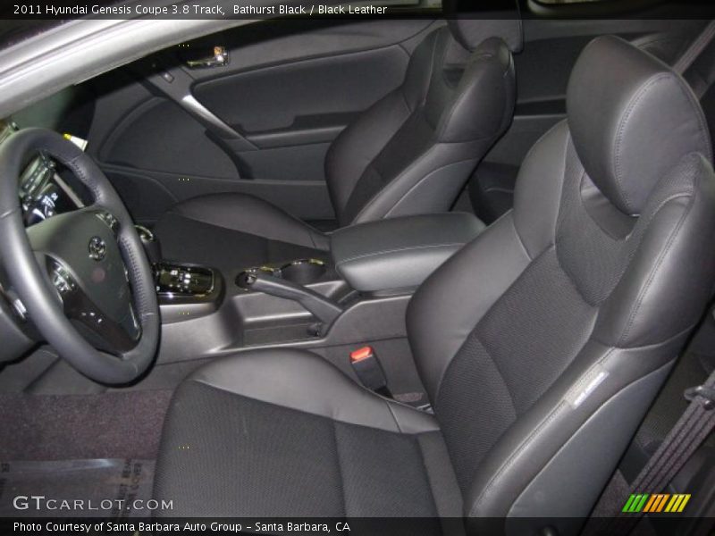 Bathurst Black / Black Leather 2011 Hyundai Genesis Coupe 3.8 Track