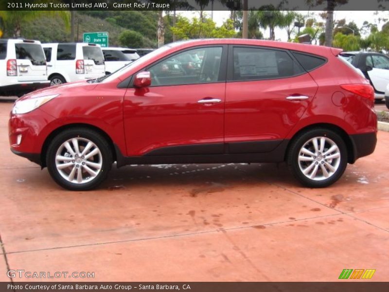  2011 Tucson Limited AWD Garnet Red