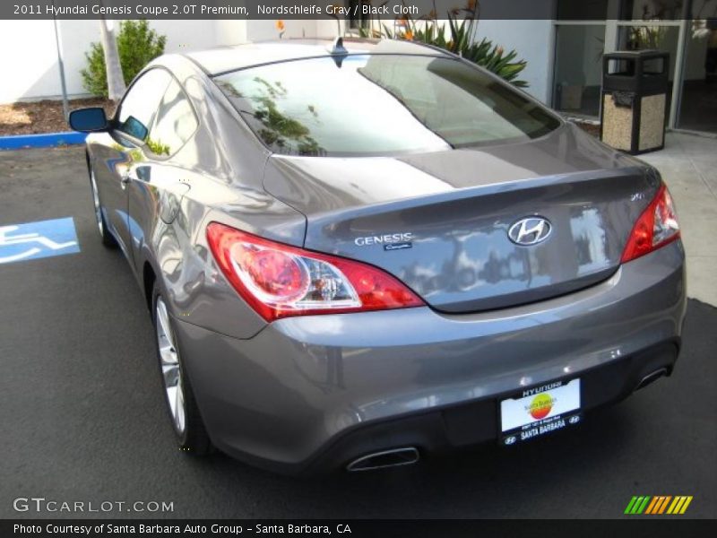 Nordschleife Gray / Black Cloth 2011 Hyundai Genesis Coupe 2.0T Premium