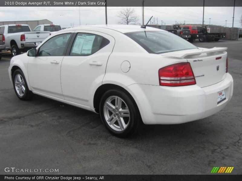 Stone White / Dark Slate Gray 2010 Dodge Avenger R/T