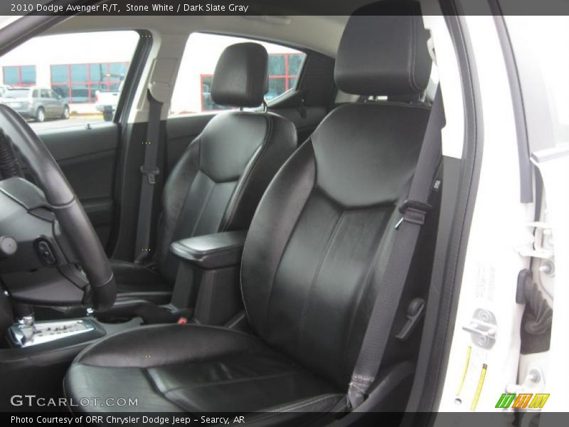 Stone White / Dark Slate Gray 2010 Dodge Avenger R/T
