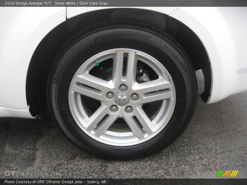 Stone White / Dark Slate Gray 2010 Dodge Avenger R/T
