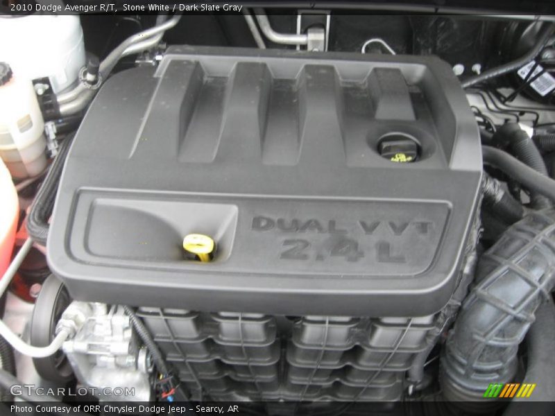 Stone White / Dark Slate Gray 2010 Dodge Avenger R/T