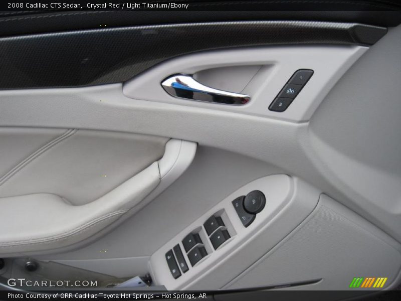 Crystal Red / Light Titanium/Ebony 2008 Cadillac CTS Sedan