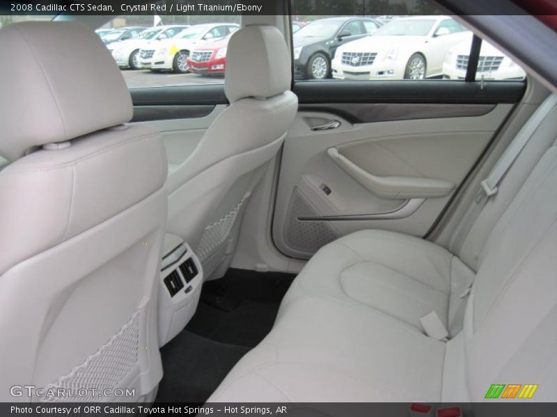 Crystal Red / Light Titanium/Ebony 2008 Cadillac CTS Sedan