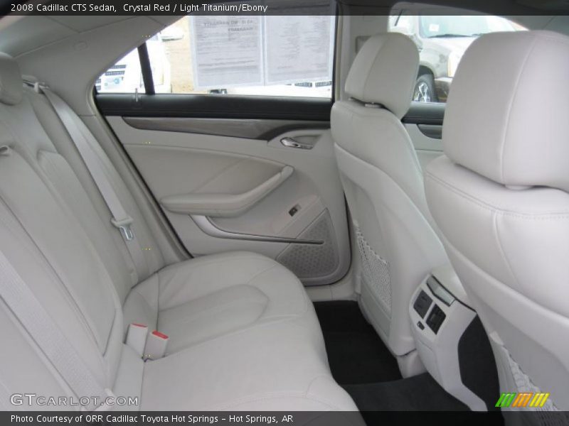 Crystal Red / Light Titanium/Ebony 2008 Cadillac CTS Sedan