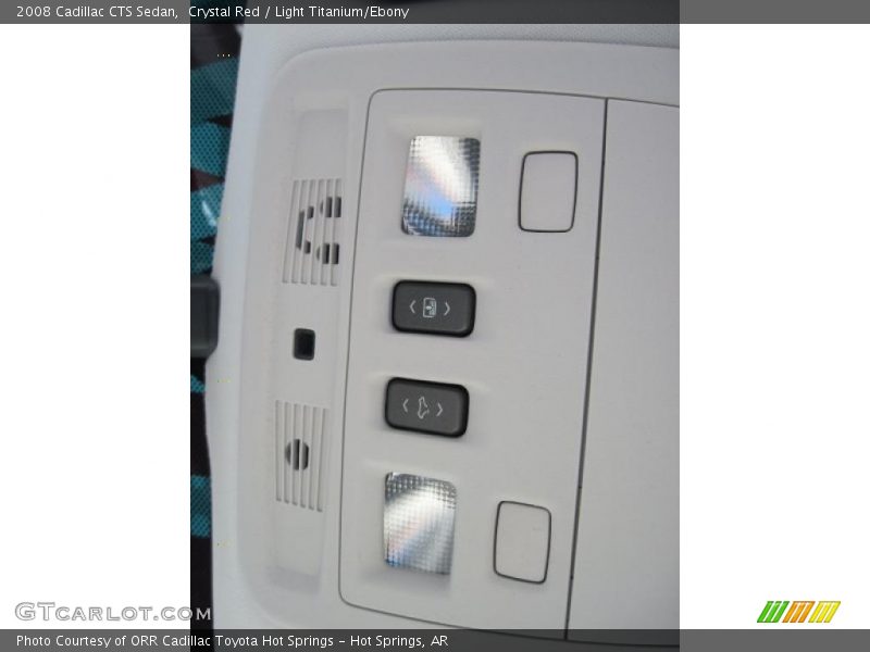 Crystal Red / Light Titanium/Ebony 2008 Cadillac CTS Sedan