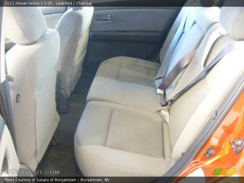 Lava Red / Charcoal 2011 Nissan Sentra 2.0 SR