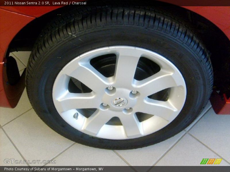 Lava Red / Charcoal 2011 Nissan Sentra 2.0 SR