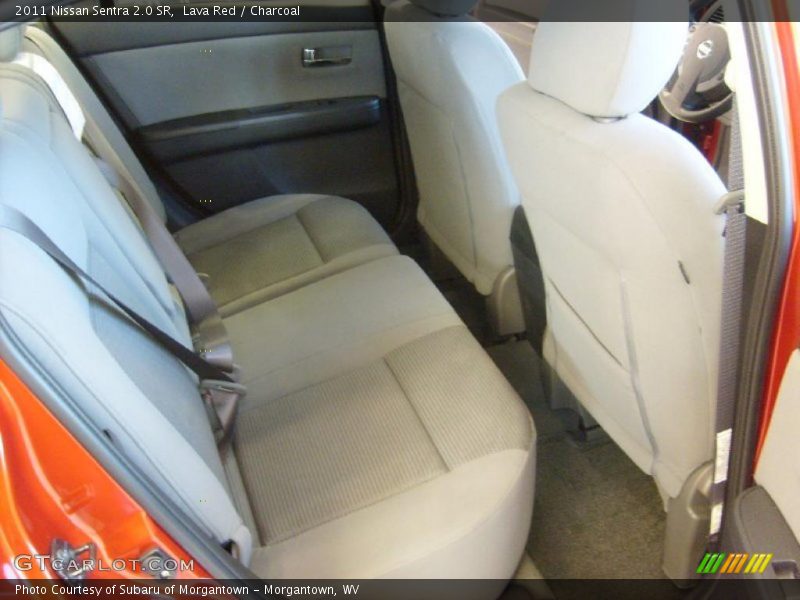 Lava Red / Charcoal 2011 Nissan Sentra 2.0 SR