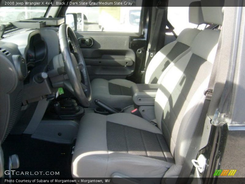 Black / Dark Slate Gray/Medium Slate Gray 2008 Jeep Wrangler X 4x4