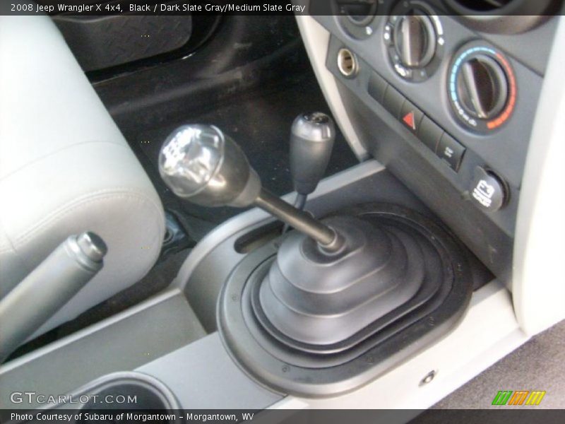 Black / Dark Slate Gray/Medium Slate Gray 2008 Jeep Wrangler X 4x4