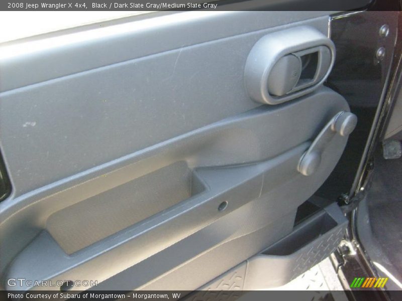 Black / Dark Slate Gray/Medium Slate Gray 2008 Jeep Wrangler X 4x4