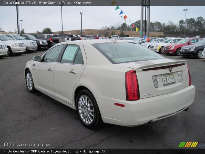 White Diamond Tricoat / Cashmere 2010 Cadillac STS V6