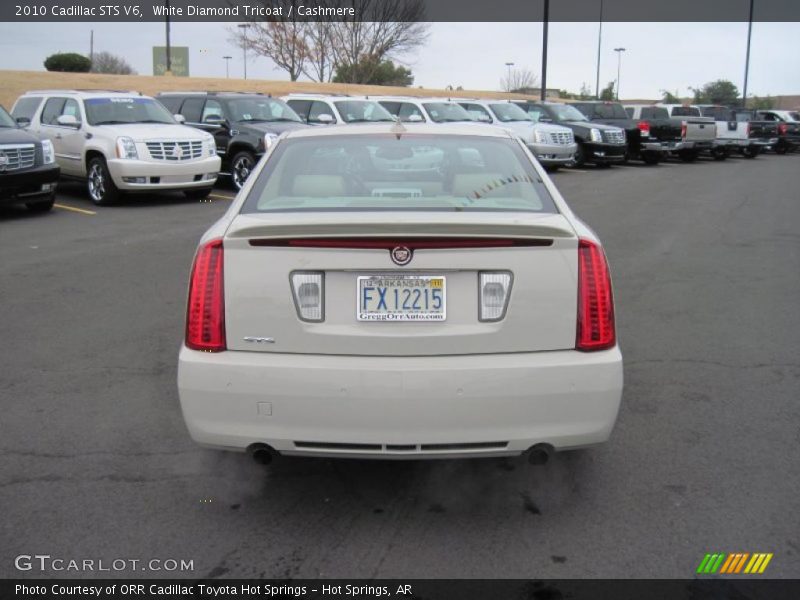 White Diamond Tricoat / Cashmere 2010 Cadillac STS V6