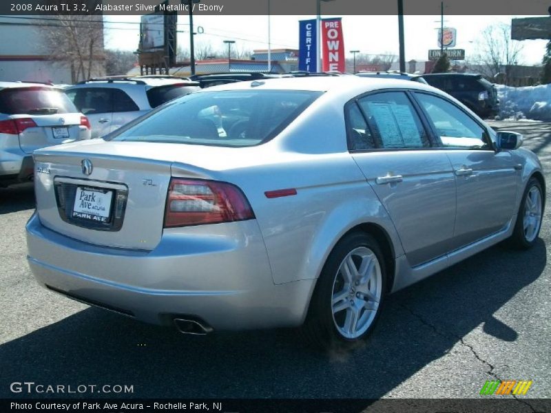Alabaster Silver Metallic / Ebony 2008 Acura TL 3.2