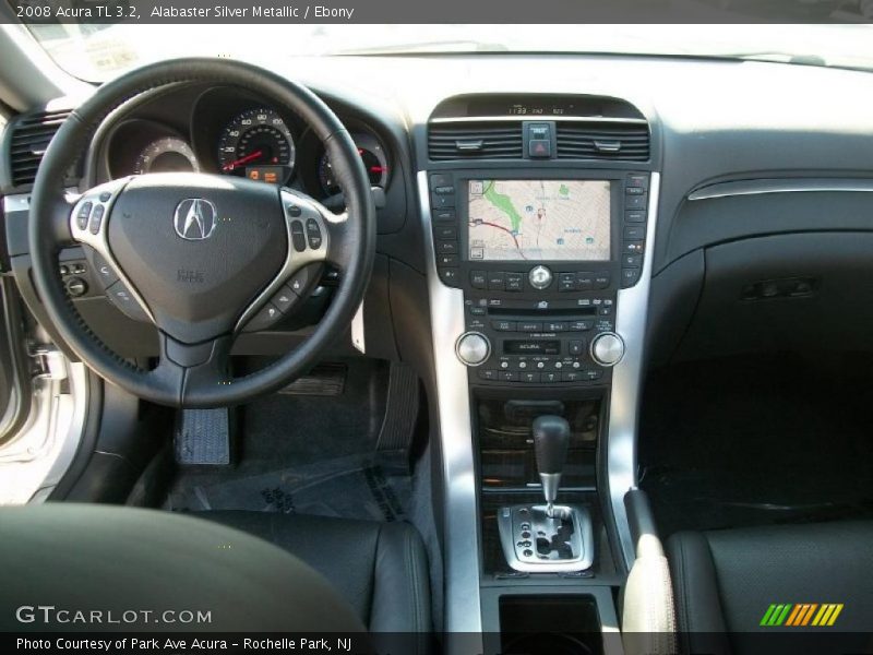 Alabaster Silver Metallic / Ebony 2008 Acura TL 3.2