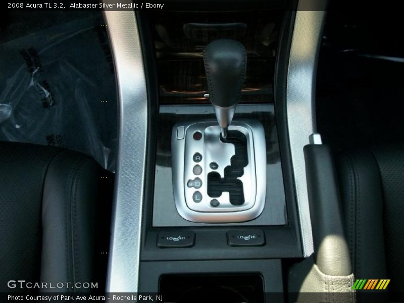 Alabaster Silver Metallic / Ebony 2008 Acura TL 3.2