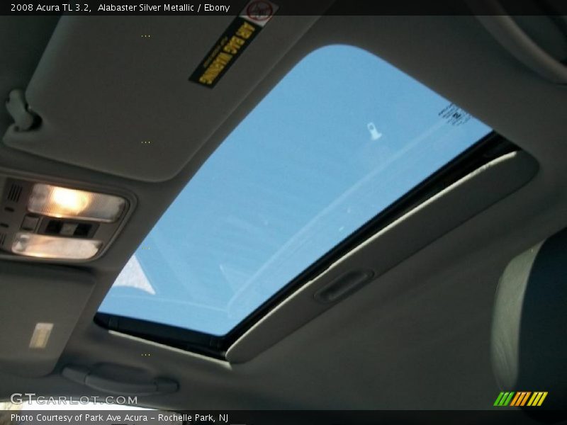 Alabaster Silver Metallic / Ebony 2008 Acura TL 3.2