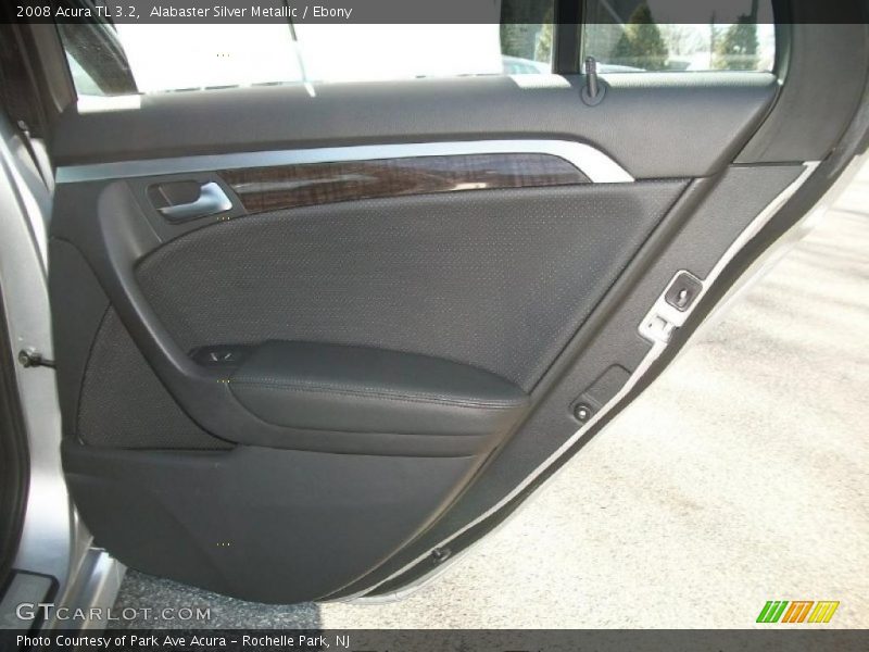 Alabaster Silver Metallic / Ebony 2008 Acura TL 3.2