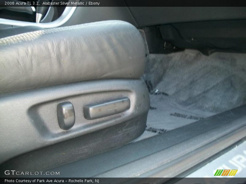 Alabaster Silver Metallic / Ebony 2008 Acura TL 3.2