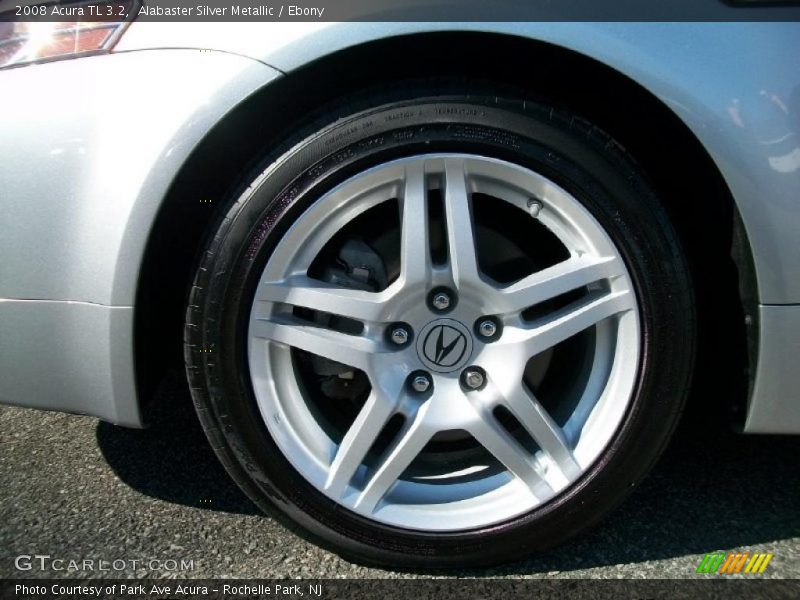 Alabaster Silver Metallic / Ebony 2008 Acura TL 3.2