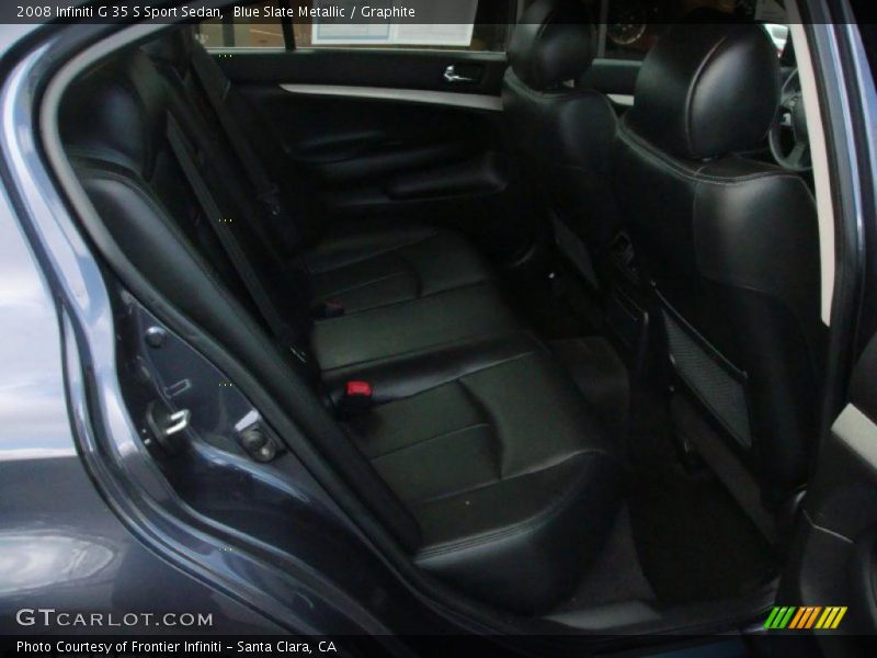 Blue Slate Metallic / Graphite 2008 Infiniti G 35 S Sport Sedan
