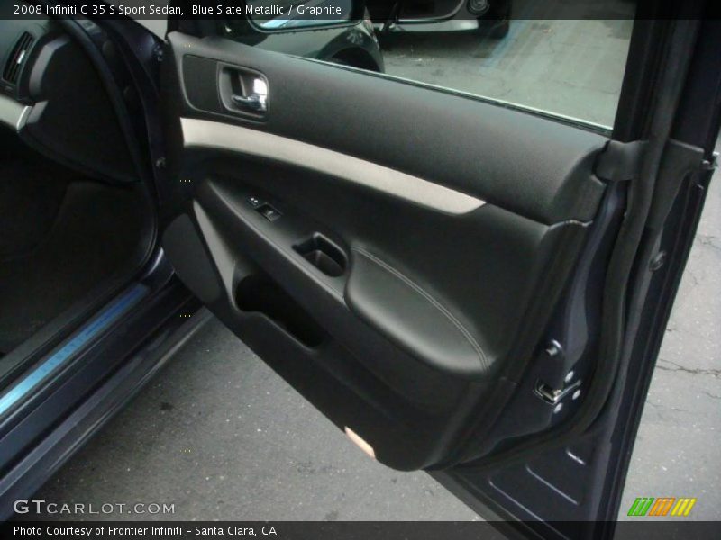 Blue Slate Metallic / Graphite 2008 Infiniti G 35 S Sport Sedan