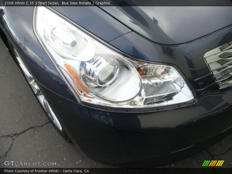 Blue Slate Metallic / Graphite 2008 Infiniti G 35 S Sport Sedan