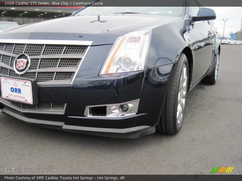 Blue Chip / Cashmere/Cocoa 2008 Cadillac CTS Sedan