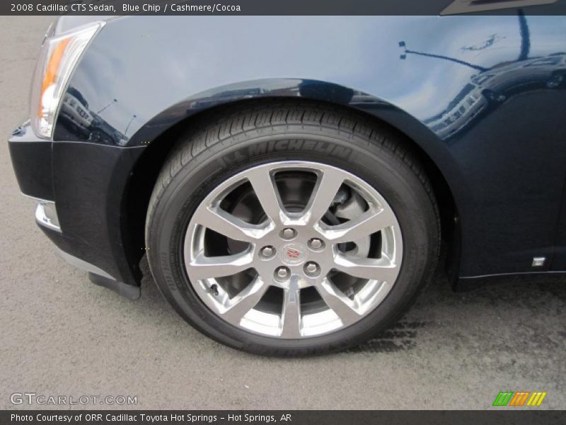 Blue Chip / Cashmere/Cocoa 2008 Cadillac CTS Sedan