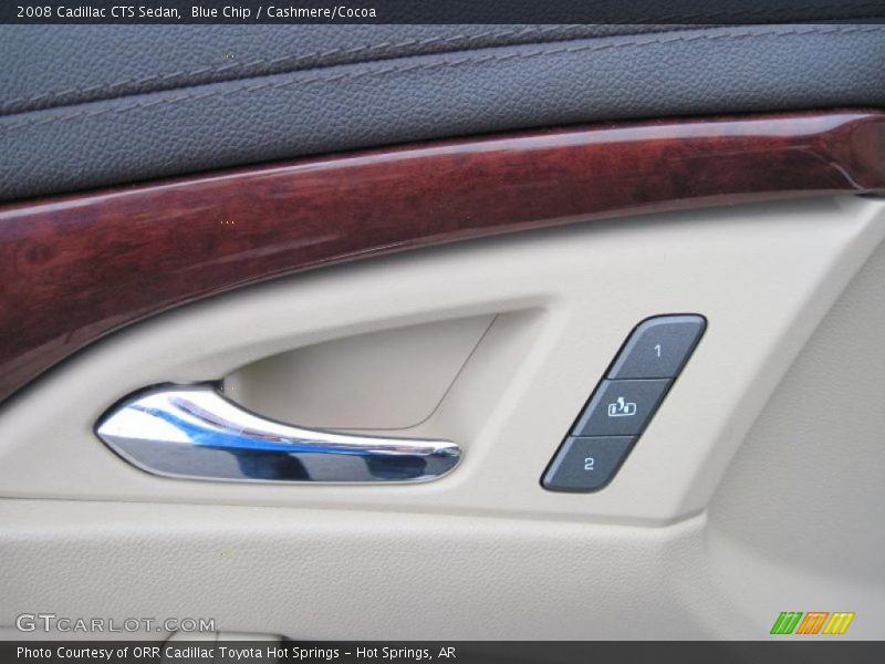 Blue Chip / Cashmere/Cocoa 2008 Cadillac CTS Sedan
