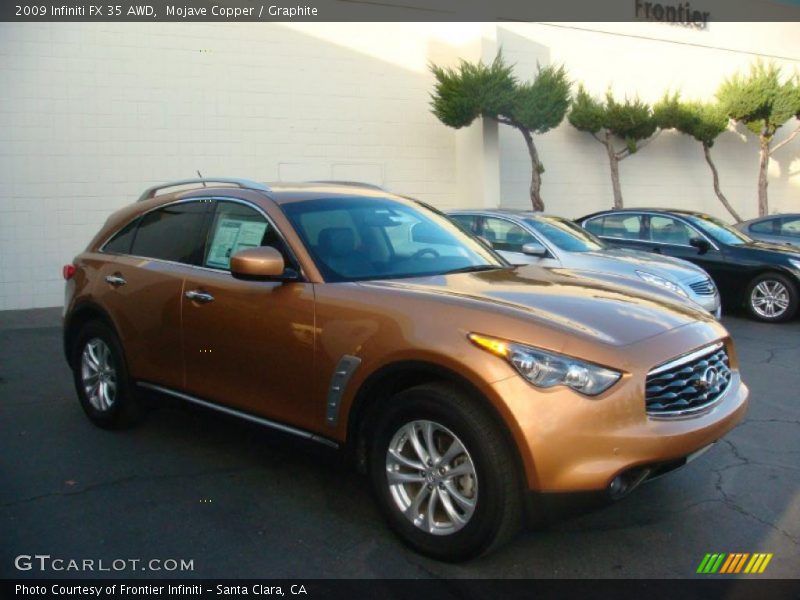 Mojave Copper / Graphite 2009 Infiniti FX 35 AWD