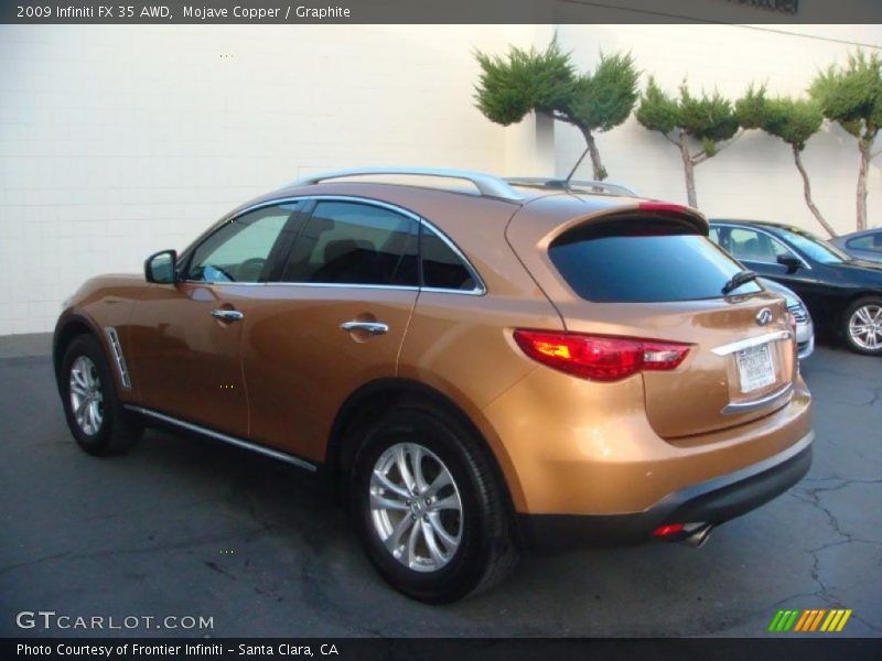 Mojave Copper / Graphite 2009 Infiniti FX 35 AWD