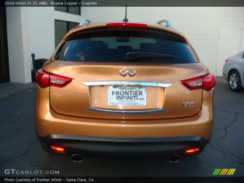 Mojave Copper / Graphite 2009 Infiniti FX 35 AWD