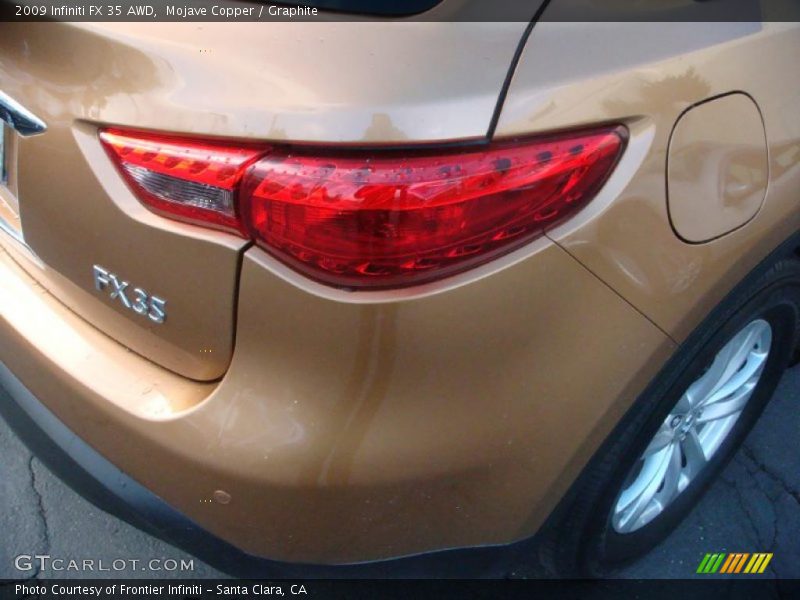 Mojave Copper / Graphite 2009 Infiniti FX 35 AWD