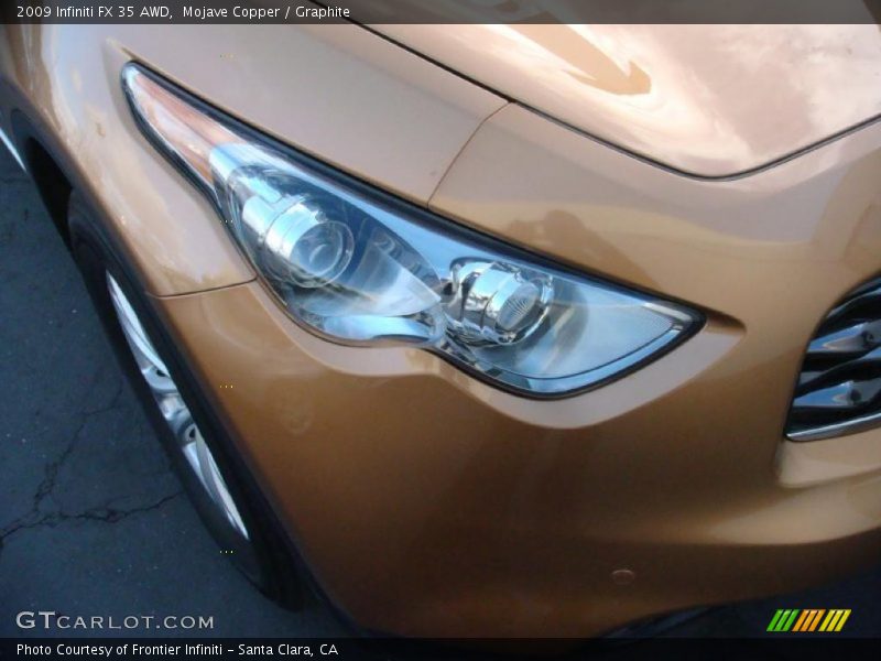 Mojave Copper / Graphite 2009 Infiniti FX 35 AWD