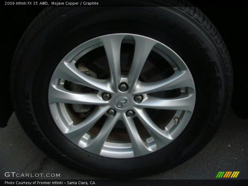 Mojave Copper / Graphite 2009 Infiniti FX 35 AWD
