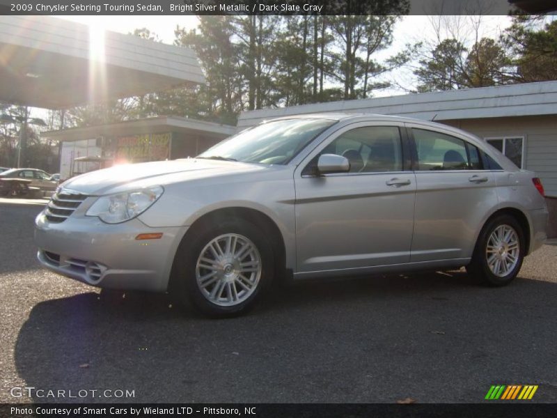 Bright Silver Metallic / Dark Slate Gray 2009 Chrysler Sebring Touring Sedan