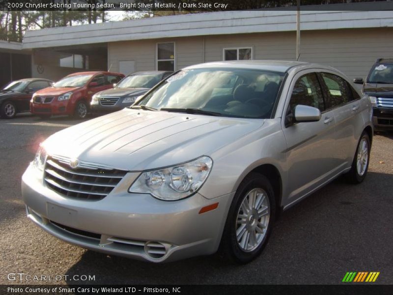 Bright Silver Metallic / Dark Slate Gray 2009 Chrysler Sebring Touring Sedan
