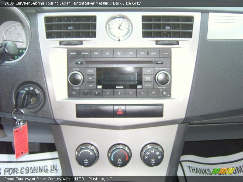 Bright Silver Metallic / Dark Slate Gray 2009 Chrysler Sebring Touring Sedan