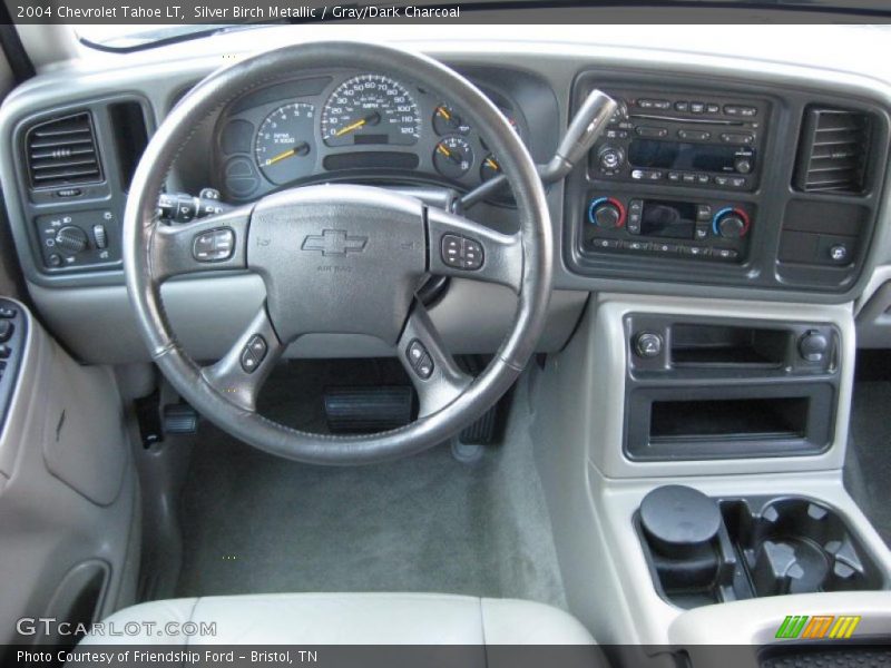 Silver Birch Metallic / Gray/Dark Charcoal 2004 Chevrolet Tahoe LT