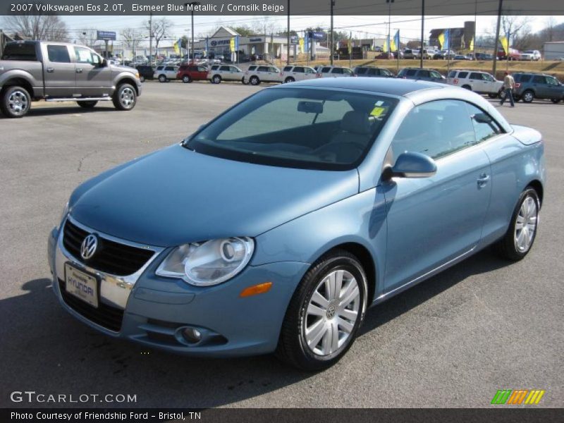 Eismeer Blue Metallic / Cornsilk Beige 2007 Volkswagen Eos 2.0T