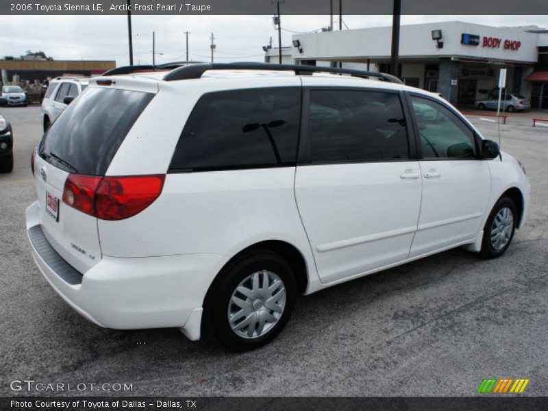 Arctic Frost Pearl / Taupe 2006 Toyota Sienna LE