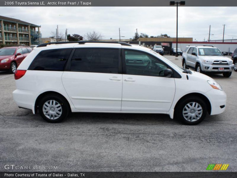 Arctic Frost Pearl / Taupe 2006 Toyota Sienna LE