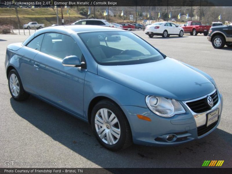 Eismeer Blue Metallic / Cornsilk Beige 2007 Volkswagen Eos 2.0T