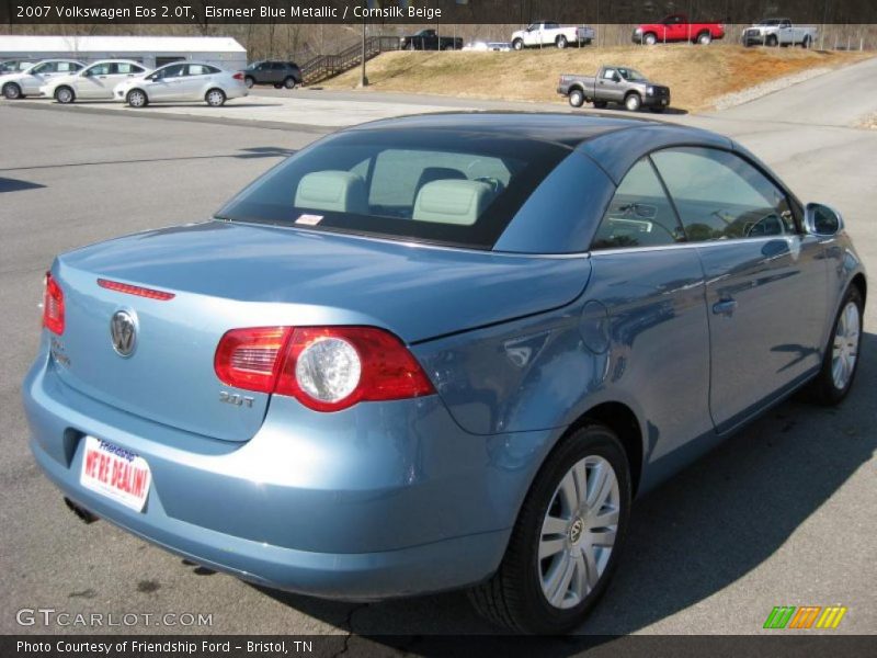 Eismeer Blue Metallic / Cornsilk Beige 2007 Volkswagen Eos 2.0T