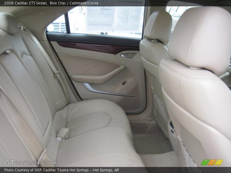 Blue Chip / Cashmere/Cocoa 2008 Cadillac CTS Sedan