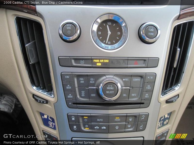 Blue Chip / Cashmere/Cocoa 2008 Cadillac CTS Sedan