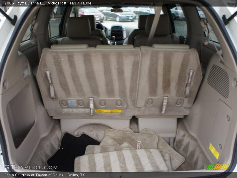 Arctic Frost Pearl / Taupe 2006 Toyota Sienna LE